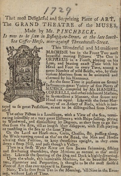 A Múzsák Nagy Színházának hirdetése alkotó: English School