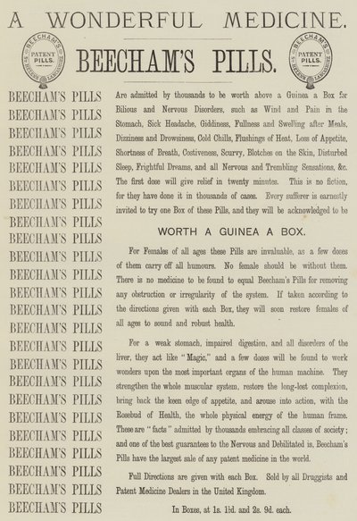 Reklám, Beecham