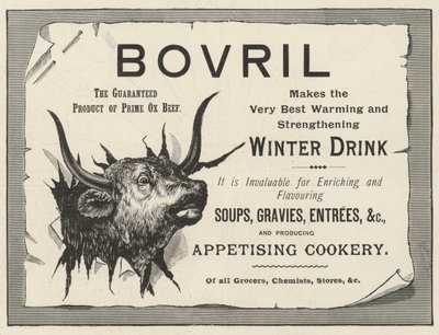 Reklám, Bovril (metszet) alkotó: English School