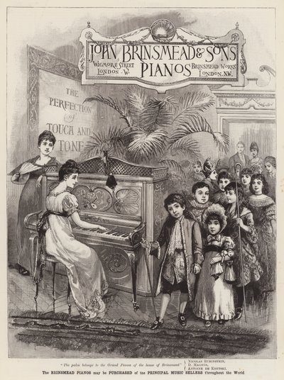 Reklám, Brinsmead Pianos alkotó: English School