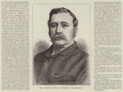 Reklám, Mr B. Beasley, a "Dadogás, annak kezelése" szerzője (metszet) alkotó: English School