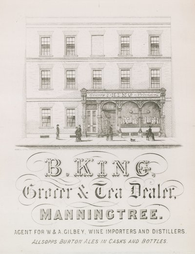 B King hirdetése alkotó: English School