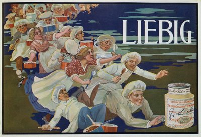 Liebig reklámja alkotó: English School