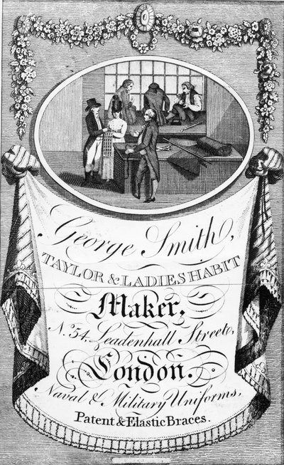 George Smith, Taylor und Ladies Habit Maker reklámja alkotó: English School