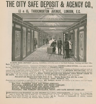 A City Safe Deposit & Agency Co Limited hirdetése alkotó: English School
