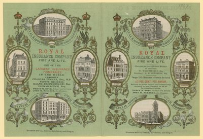 A Royal Insurance Company reklámja alkotó: English School