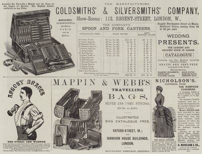 Reklámok (metszet) alkotó: English School