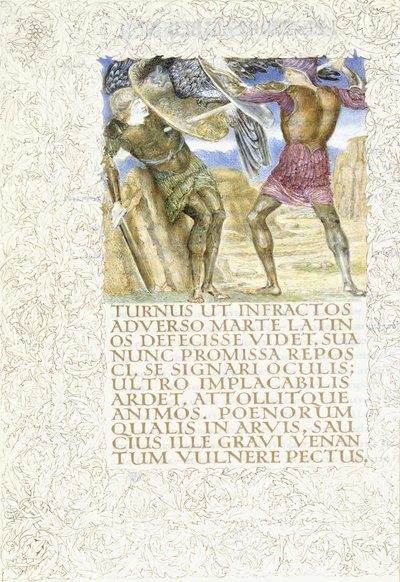 Aeneas megöli Turnuszt, 1874-1919 körül alkotó: English School