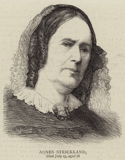Agnes Strickland (metszet) alkotó: English School
