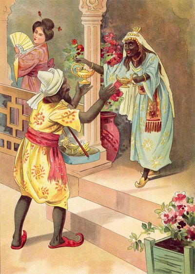 Aladdin és a csodálatos lámpa (színes litó) alkotó: English School