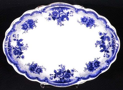 Albertoli mintás Staffordshire lemez, 1860 körül (kerámia) alkotó: English School