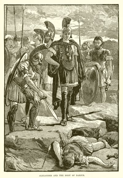Sándor és Darius teste alkotó: English School