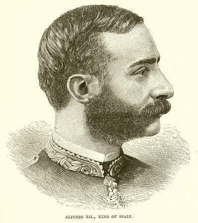 XII. Alfonz, Spanyolország királya alkotó: English School