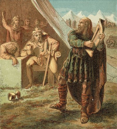 Alfred a dán táborban alkotó: English School
