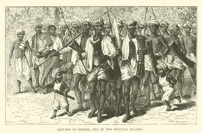 Alfuros of Gilolo, az egyik Molucca-szigetek alkotó: English School
