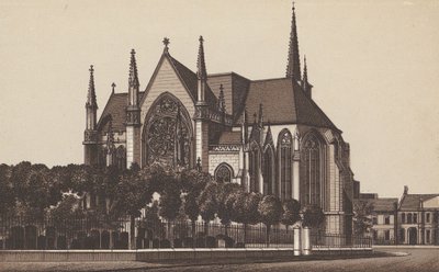 Mindenszentek temploma, Leamington (litográfia) alkotó: English School