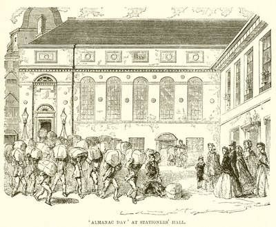 Almanach nap a Stationers Hallban alkotó: English School
