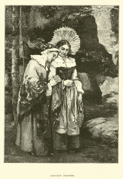 elzászi zarándokok alkotó: English School