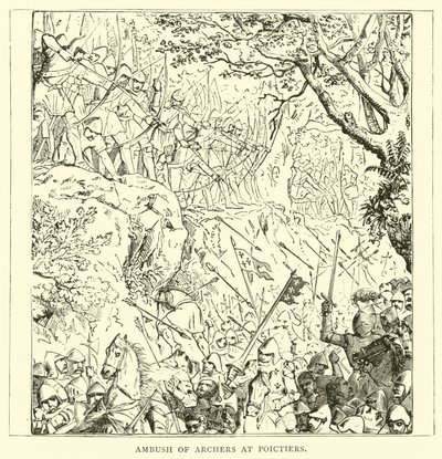 Íjászok leséből Poictiers alkotó: English School