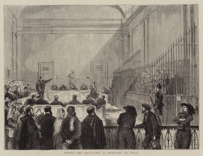 A brigandok közül V, tárgyalásra került (metszet) alkotó: English School