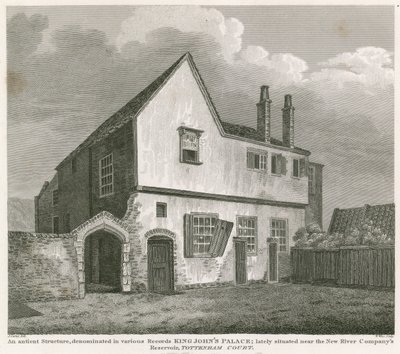 Különböző feljegyzések szerint ősi építmény King Johns Palace alkotó: English School