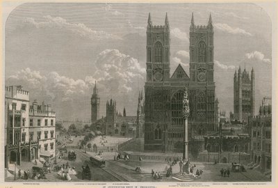 Egy építészeti csoport Westminsterben alkotó: English School