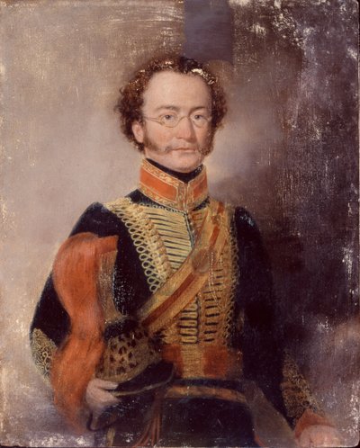 Egy azonosítatlan tiszt, Regiment of Bombay Horse Artillery, 1840 körül alkotó: English School