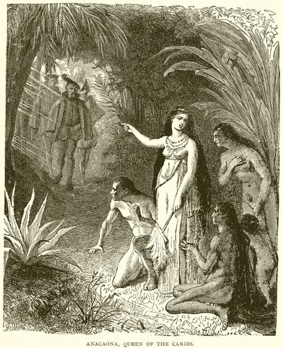 Anacaona, a karibok királynője alkotó: English School