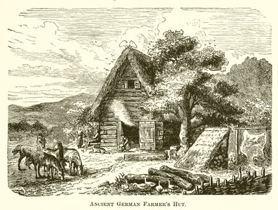 Ősi német farmerkunyhó alkotó: English School