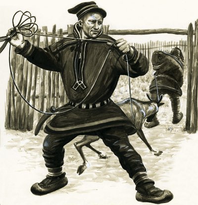 A világ ókori népei: lappföldiek alkotó: English School