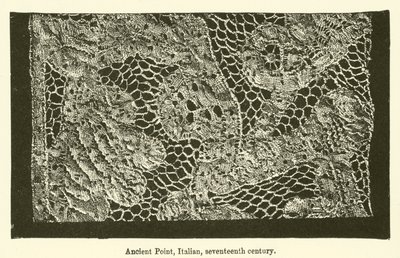 Ancient Point, olasz, tizenhetedik század (metszet) alkotó: English School