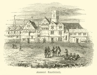 Ősi Smithfield (metszet) alkotó: English School