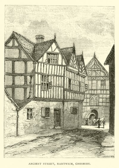 Ancient Street, Nantwich, Cheshire alkotó: English School