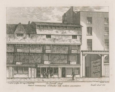 A Finsbury állambeli Gosnell Streeten az ősi kényelem állt szemben a modern kényelemmel alkotó: English School