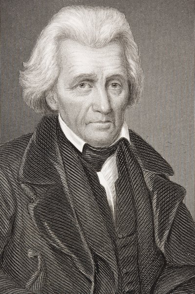 Andrew Jackson, a "Gallery of Historical Portraits"-ból, megjelent 1880 körül alkotó: English School