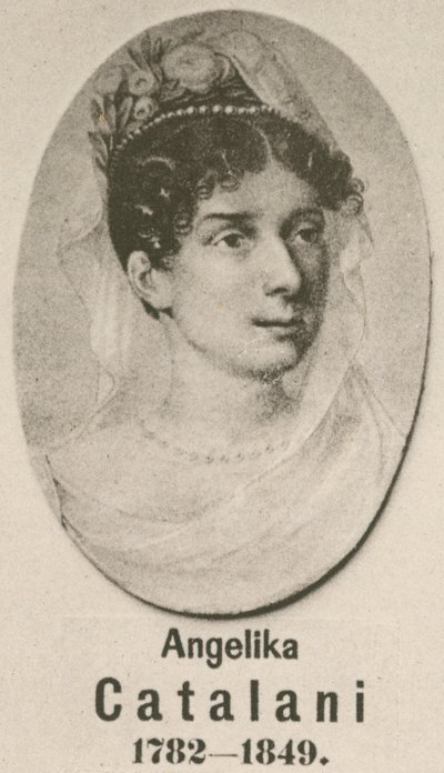 Angelika Catalani (metszet) alkotó: English School