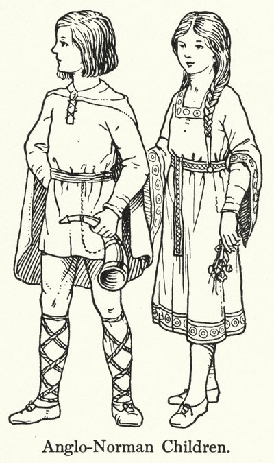 Angol-normann gyerekek alkotó: English School