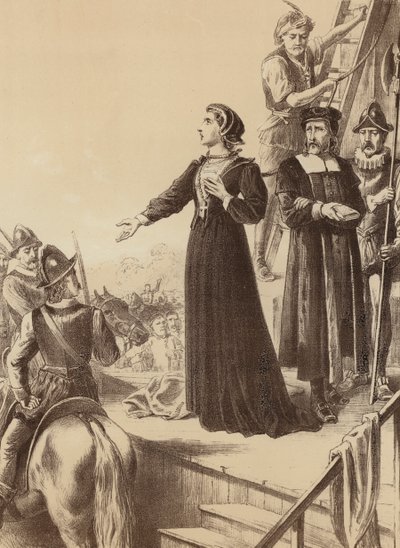 Ann Line: "Hangos hangon kijelentette a mellette állóknak" (litho) alkotó: English School