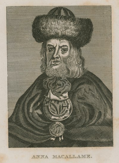 Anna Macallame, szakállas hölgy alkotó: English School