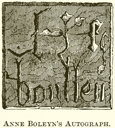 Anne Boleyns autogram alkotó: English School