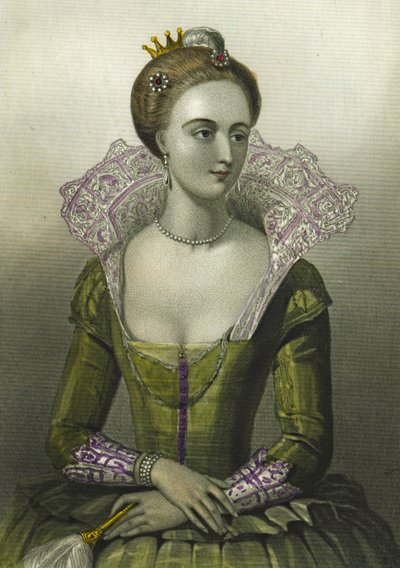 Anne dán, I. Jakab brit királynő hitvese, 1856 alkotó: English School