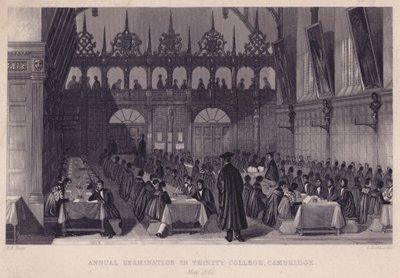 Éves vizsga a Trinity College-ban, Cambridge-ben, 1842. május alkotó: English School