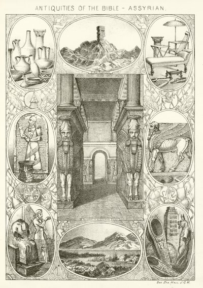 A Biblia régiségei - asszír alkotó: English School