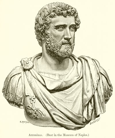 Antoninus. (mellszobor a nápolyi múzeumban) alkotó: English School