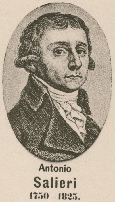 Antonio Salieri (mélynyomás) alkotó: English School