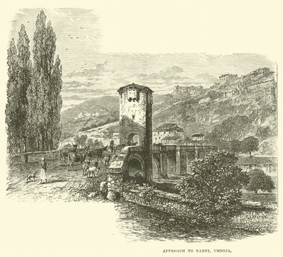 Narni, Umbria megközelítése alkotó: English School