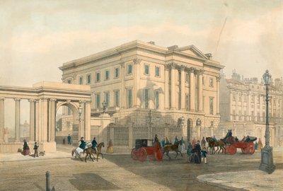 Apsley House és a Hyde Park Corner bejárata, Piccadilly, London alkotó: English School