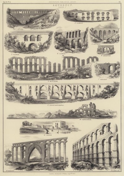 Vízvezetékek (litho) alkotó: English School