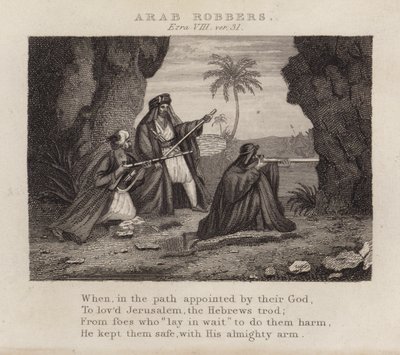 Arab rablók, Ezra VIII, ver 31 (metszet) alkotó: English School
