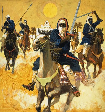 Lóhátú arabok alkotó: English School